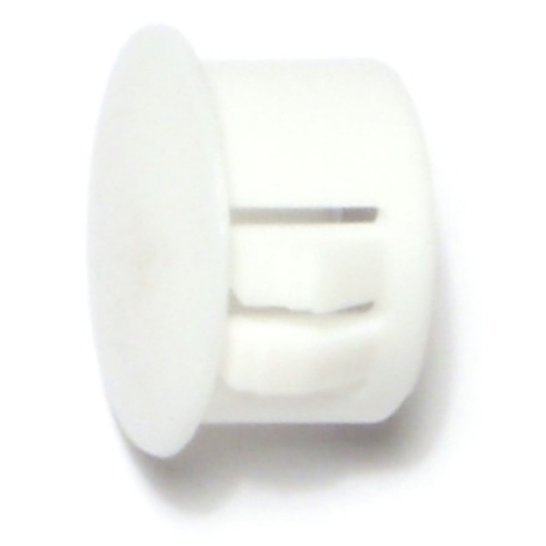 Midwest Fastener 9/16" White Nylon Plastic Flush Head Hole Plugs 10PK 69447